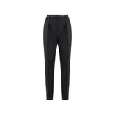 Max Mara Black Elastane Dress Pants